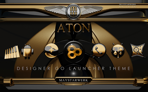 【免費個人化App】GO Launcher theme Aton-APP點子