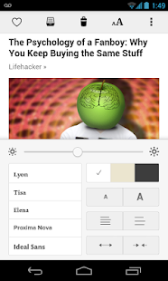 Instapaper - screenshot thumbnail