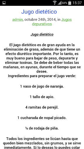 Dieta depurativa