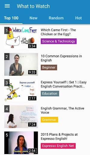 Learn English - ESL Tubes