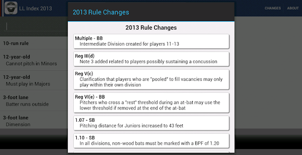 LLUmpires.com Rules Index 2013 Screenshots 6