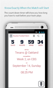 Houston Football Alarm Screenshots 0