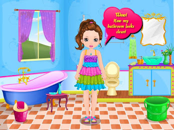 Princess Bathroom Cleaning poster 13