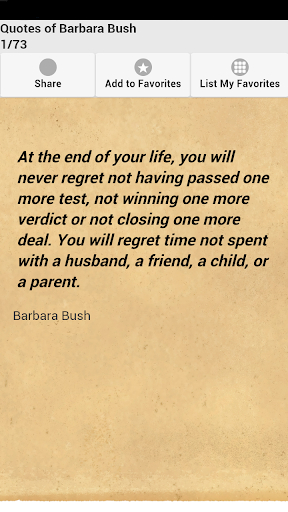 Quotes of Barbara Bush