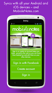 MobisleNotes - Bloc-notes - screenshot thumbnail
