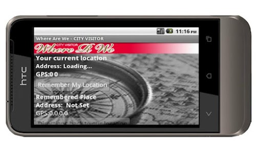 Android application Visit LONDON GPS Locator screenshort