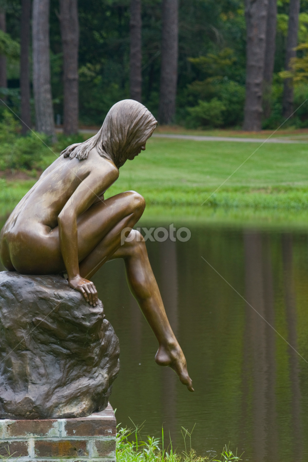 Testing the Water by Sandy Friedkin - Buildings & Architecture Statues & Monuments