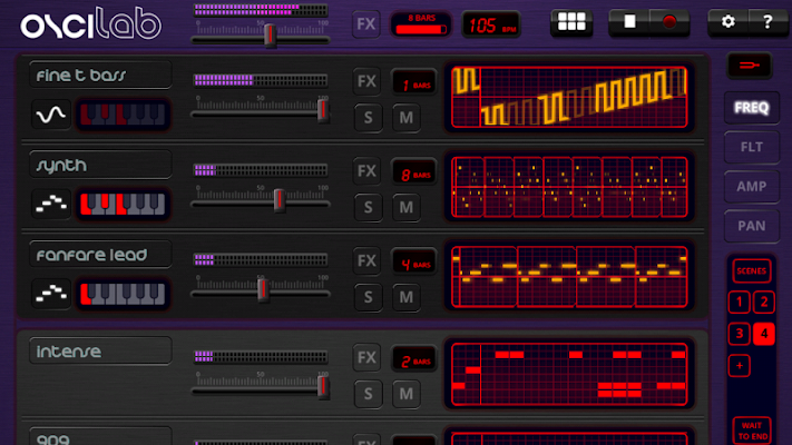 Oscilab - screenshot