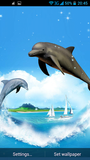 免費下載個人化APP|海豚 3D 動態壁紙 app開箱文|APP開箱王