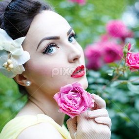 A rose by Maja Topčagić - People Portraits of Women