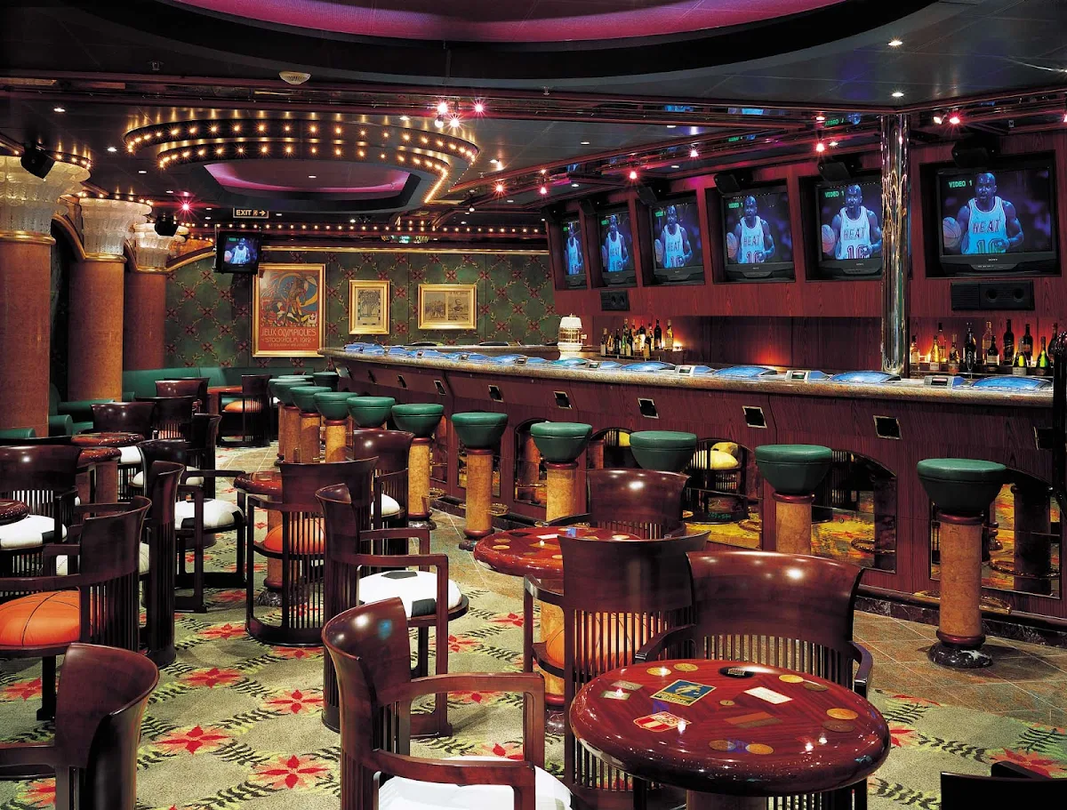 Carnival-Triumph-Olympic-Sports-Bar - Head to the Olympic Sports Bar on Carnival Sunrise to catch the latest sporting action.