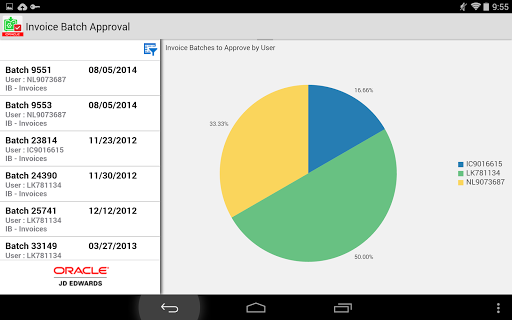 Invoice Batch Appr - JDE E1