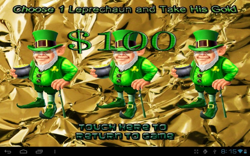 Leprechaun Gold - Slot Machine Screen 2
