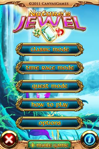Android application Natures Jewel screenshort