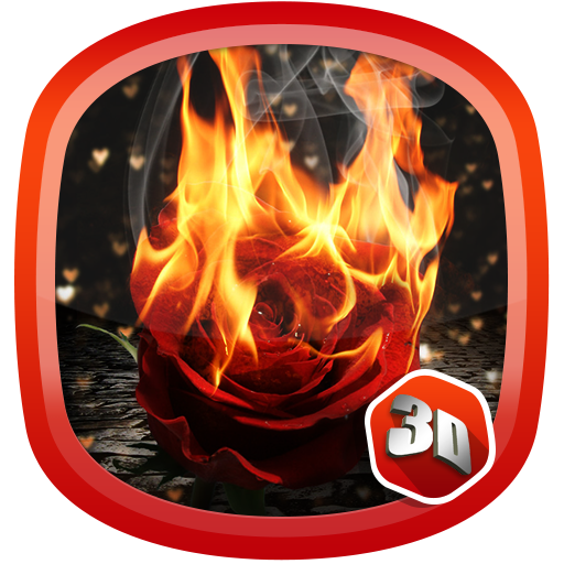 3D Rose of Fire LWP 個人化 App LOGO-APP開箱王