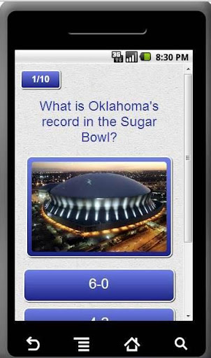 Oklahoma Sooners Trivia App