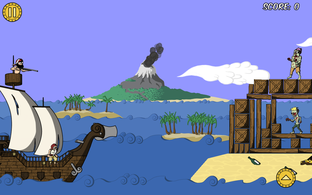 Android application Pirates Vs Zombies Pro screenshort