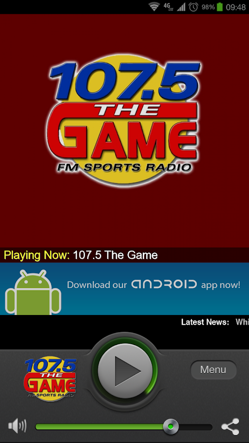 107.5 The Game Android Apps on Google Play