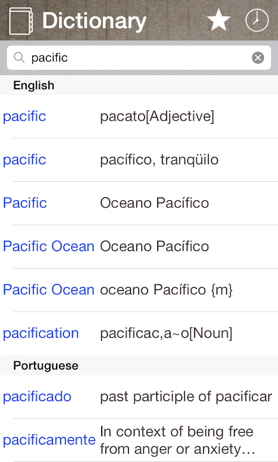 Portuguese English Dictionary & Translator Free Android Apps on