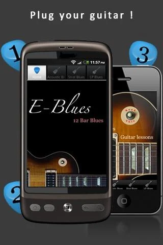   Blues Guitar: E-Blues- tangkapan layar 