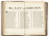 Het vers Het Lot des Oorlogs bij de prent met Diogenes door het volk bespot, 1705