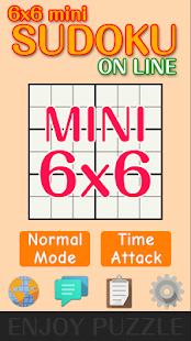 Free Download 6x6 mini Sudoku Puzzle ON LINE APK