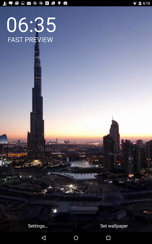 Android application Dubai screenshort