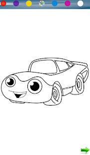 Race Car Coloring Game