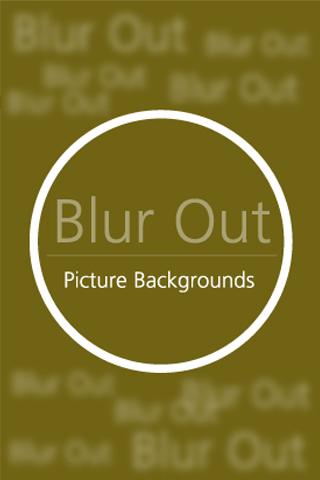 【免費攝影App】Blur Out Picture Backgrounds-APP點子