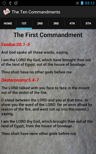 The Ten Commandments KJV