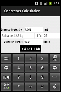 Lastest Concretos Calculador APK for Android