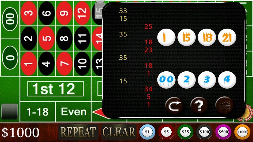 Roulette Screen 3