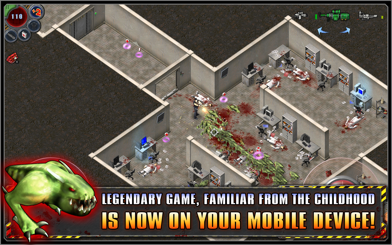 Android application Alien Shooter screenshort