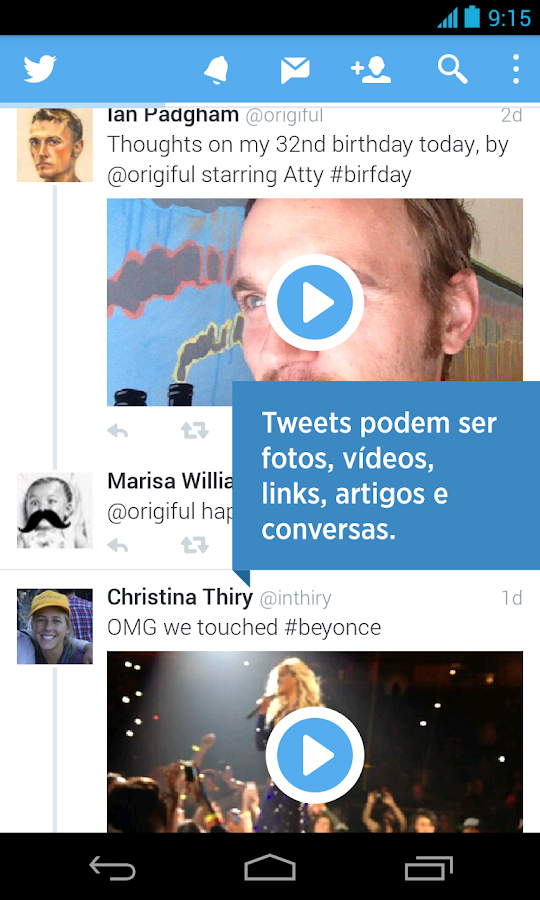 Twitter - screenshot