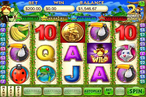 Android application Monkey Money 2 Slots screenshort