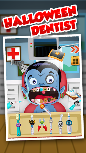 万圣节牙医 - 儿童游戏