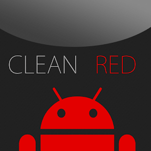GO SMS Clean Red Theme