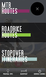 Bike in Umbria Eng poster 1