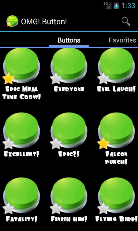 Android application OMG! Button! BMF Edition screenshort
