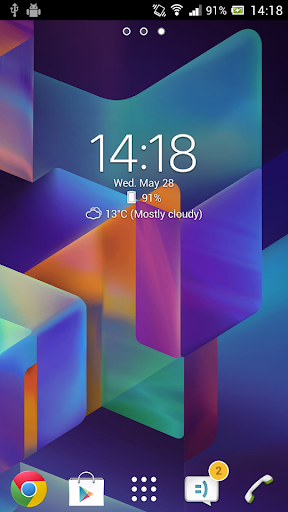 Digital Clock Widget Xperia