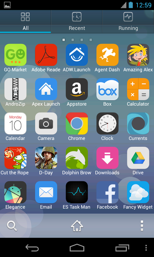 Ios7 Flat (APEX NOVA GO THEME) - screenshot