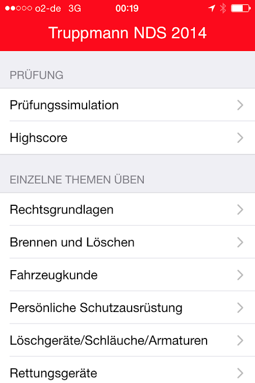 Android application Truppmann NDS Trainer screenshort