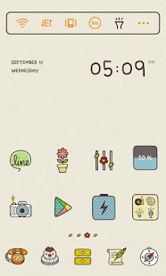 Vintage Note dodol theme