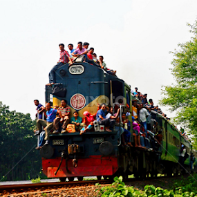 Way to Home by Emon  Jaman - Transportation Trains