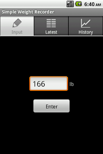 Simple Weight Recorder