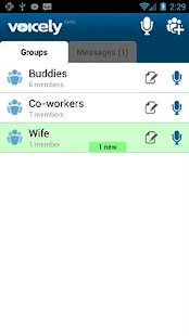 Voicely - Walkie-Talkie /  PTT - screenshot thumbnail