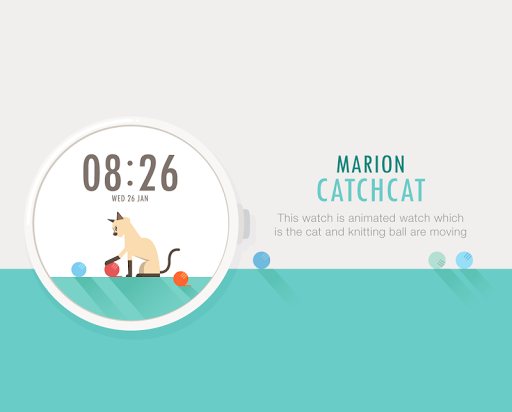 Catchcat watchface by Marion