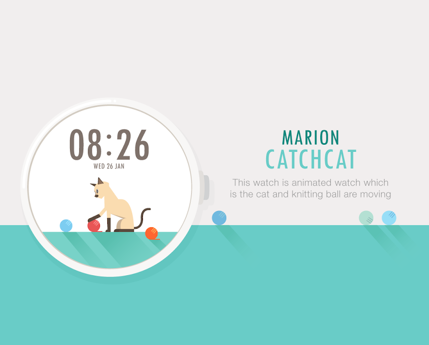 Catchcat watchface by Marion Screen 2
