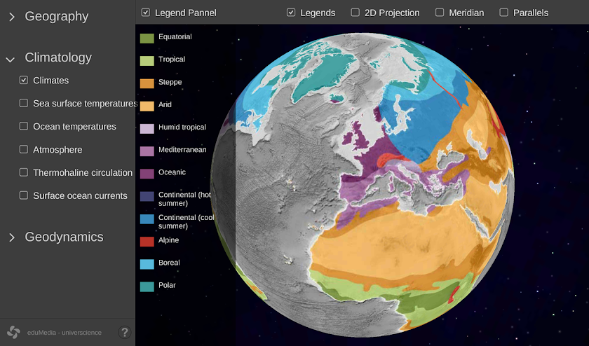 Interactive Earth Screen 1
