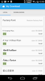 iFont - Thay đổi font chữ dễ dàng cho Android